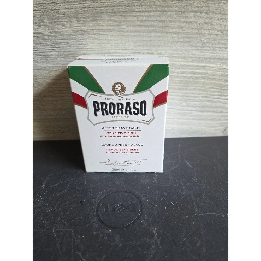 2 PRORASO After Shave Balm Sensitive Skin Green Tea & Oatmeal 3.4 Fl Oz E6